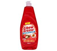 Elbow Grease Washing Up Liquid | Power Degreaser - Soap for Hand Washing Dishes, Pots, Pans & Glasses (Apple & Cinnamon, 600ml)