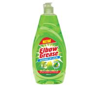 Elbow Grease Washing Up Liquid | Power Degreaser - Soap for Hand Washing Dishes, Pots, Pans & Glasses (Apple, 600ml)
