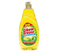 Elbow Grease Washing Up Liquid Power Degreaser Soap for Hand Washing Dishes Pots Pans Glasses Lemon 600ml