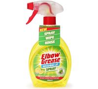Elbow Grease Washing Up Spray, Lemon Fresh Scent, 500ml Multi-Surface Cleaner for Glasses, Pans and Plates, Pack of 4 | Sold By Fantastic Trade Store