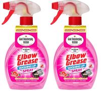 Elbow Grease Washing Up Spray | Power Degreaser - Cuts Through Grease & Grime | Hand Wash Dish Soap - Cleans Glasses, Pans & Plates (Pink Grapefruit, 500 ml) (Pack of 2)