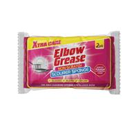 Pack of 2 Elbow Grease Non Scratch Scourer Sponges - Pink