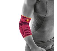 BAUERFEIND, 1 Unisex Support for Sports, Right/Left Brace, For Ball and Racket Sports, Physical Activities, Stabilizes the Elbow Joint, Silicone Ring, Size: S, Pink, 11469431950011