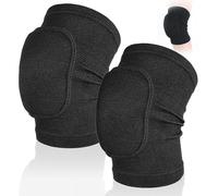 Elbow Pads for Adults, Black Elbow Protector with Gel Pad Breathable Compression Support Sleeves for Men and Women , Anti-Slip Protective Arm Guards for Basketball Football Training