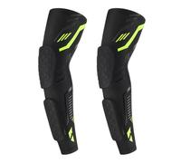 elbow pads,Padded Arm Sleeves 2 Pack, Crashproof Elbow Forearm Pads Compression Protection Support for Football Basketball Volleyball Cycling sports (Black green,XXL)
