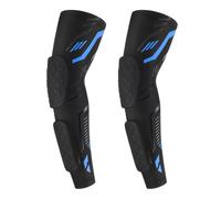 elbow pads,Padded Arm Sleeves 2 Pack, Crashproof Elbow Forearm Pads Compression Protection Support for Football Basketball Volleyball Cycling sports (Black blue,XL)