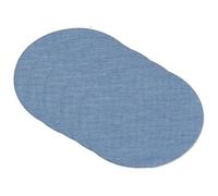 Elbow Patches, Oval Elbow Knee Patches 13.5x11cm Multicolor Pack of 5 Iron On Sew On Repair for Clothing(13.5x11cm-light Blue)