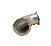 Elbow Pipe Vacuum Elbow Stainless Steel Bend Pipe Tri Clamp Adapter 90 Degree Fitting Tube KF16 KF25 KF40 KF50 for Pipe Connectors(KF50 Elbow 1pc)