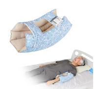 Elbow Protector Pads for Elderly & Adults-Soft, Washable, and Adjustable Pads for Pressure Relief, Post-Surgery Recovery, or Wheelchair/Bed Use-Provides Comfort and Protection(Blue floral pattern)