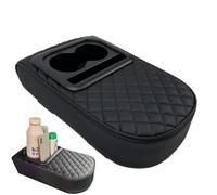 Elbow Rest Pad Car Arm Console with Cup Holder, Adjustable Comfort Tray, Vehicle Storage Box, Central Organiser Cushion, Driving Arm Support for the Car Seat Console, Interior Authority Unit