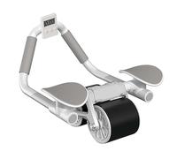 Elbow Support Ab Roller Wheel Automatic Return Training Abdominal Muscle Gray, 47 x 30 x 26cm