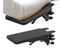 Elbow Support Desk - Ergonomic Folding Tray Extender, Adjustable Armrest, Wrist Relief Desk Mount, Portable, Metal Reinforced Board with Eco-friendly Construction