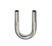 Elbow Tee U Y Shape 2 3 4 Ways Hosetail Splitter 304 Stainless Water | 6 8 10 12 13 14 15 16 20 25 32 40 50 mm Hose Barb(U-Shape,12mm)