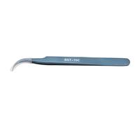 Elbow Tweezers - Precision Stainless Steel Fine Tip for 0.01mm Accurate Handling, Anti - Magnetic Durable Design for Semiconductor and Microelectronics Use
