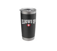Elbows Up Canada Flag Proud Canadian Strong Canada Stainless Steel Insulated Tumbler