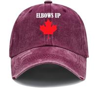Elbows Up Canada Hat, Elbows Up Baseball Cap, True North Strong and Free Proud Canadian Hat