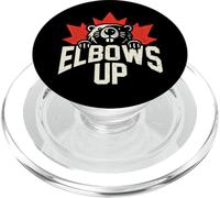 Elbows Up Canada Maple Leaf Beaver Canadian Pride Vintage PopSockets PopGrip for MagSafe
