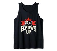 Elbows Up Canada Maple Leaf Beaver Canadian Pride Vintage Tank Top