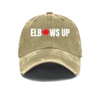 Elbows Up Canada True North Strong and Free Baseball Caps