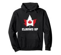 Elbows Up Canada True North Strong and Free Proud Canadian Pullover Hoodie
