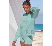 Elbsand Knitted Shorts Turquoise