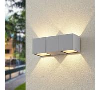 ELC Vanda LED outdoor wall light, white