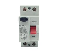 ELCB8-2P 230VAC 2P25A 40A 63A 30mA Residual Current Circuit Breaker Operation Protection Device Electrical Tools(B Class EM Type,2P63A100MA)