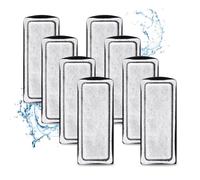 ELCCOTYA 8 Pack Aquarium Filter Cartridge Compatible with Marina Slim Filter S10/S15/S20, Fish Tank Replacement Filter Cartridges with Carbon & Ceramic for All Three Marina Slim Filter Models