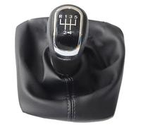 ELCEAMMDLW Gear Stick Knob for Skoda for Rapid 2012-2016 Car Manual 5 6 Speed Shift Gear Knob Lever Stick Head Grip Gaitor(5 Speed Set)