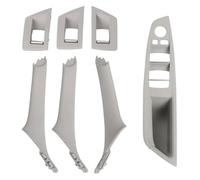 ELCEAMMDLW Handles Door for BMW 5 Series F10 F18 523 525 528 2010-2017 Left Drive RHD Beige Black Carbon Fiber Car Interior Door Handle Pull Front Rear(Beige RHD)