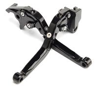 ELCEAMMDLW Motorcycle Brake Clutch Lever For Triumph 675 Street Triple R/RX 2009-2016 Modified CNC Alloy Length Adjustable Foldable Brake Clutch Lever Accessories(Black)
