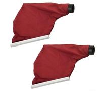 Elchuiaby 2 Pack Cloth Dust Collector Bag for Belt Sander 9403 9401 Power Tool Replacement Anti-Dust Cover Red Black