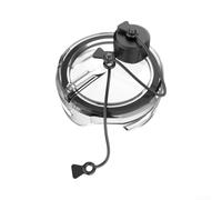 Elchuiaby 3-Inch RV Dump Cap Clear View Easy Grip Handle | See-through design, monitor flow status, material, fits standard valves, no tools needed
