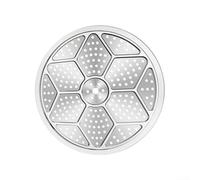 Elchuiaby 304 Stainless Steel Round Steamer Rack Tray Multi-Size Steaming Plate For Pressure Cooker Stockpot Kitchen Cookware(31cm)