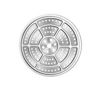 Elchuiaby 304 Stainless Steel Round Steamer Rack Tray Multi-Size Steaming Plate For Pressure Cooker Stockpot Kitchen Cookware(25.7cm)