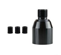 Elchuiaby Alloy Gear Shifter Knob with Lift Up Reverse Safety Lockout Lever for Manual Transmission Black(M18*1.5)