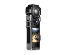 Elchuiaby Aluminum Alloy Protective Frame for Insta360 X4 Air, Extended Cage with Enhanced Drop Protection, Compact 13.6 x 6 x 3.5 cm Design, Gray