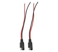 Elchuiaby for sae to for sae Adapter Cable 18AWG Heavy Duty Wire Harness 13cm for 12V for battery for charger Solar Generator for camp Trailer Dust Cap Included