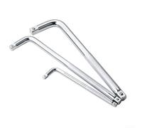 Elchuiaby L-Type Socket Wrench Extension Bar Set 3PCS 1/4 3/8 1/2 Drive Angled Elbow Tool for Diesel Injector Lines