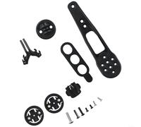 Elchuiaby Road Bike GPS Mount for H31 CP10 CP20 Handlebars | Fits for garmin, for bryton, for cateye; nylon build; secure quarter-turn lock; black finish