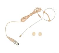 Elchuiaby Single Ear-hanging Headworn Microphone 3.5mm XLR 3-pin 4-pin Connector Omnidirectional Condenser Microphone Suitable For Stage Worship Lectures(D)
