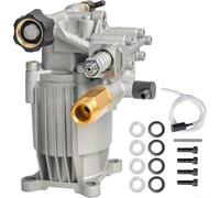 Elchuiaby Upgraded Pressure Washer Pump 3400 PSI 2.5 GPM Pre-Filled Oil Easy-Start for House Fence Vehicle Cleaning