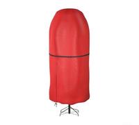 Elchuiaby Upright Storage Bag for Assembled Artificial Christmas Trees Featuring Reinforced 210D Coated Silver Oxford Cloth Construction (red 5FT)