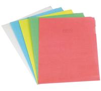 ELCO Ordo 80gsm Transparent 5 Colours Ass. x 20 Tear-proof Paper Folders (220x310 mm) Writeable and Inkjet Printable - Box 100