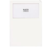 ELCO Ordo Classico Organiser Folders with Window Tab, White, 100 Pack