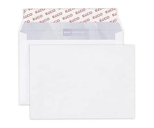 ELCO Premium C6 Envelopes Without Window - 80 g/m² FSC-Certified Self-Adhesive Envelopes for Letters and A5 Documents, 114 x 162 mm, White, Box of 500