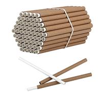ELCOHO 60 Sets of Outdoors Mason Bee Nesting Tube Refill Kit Includes 60 Pieces 6-Inch Replacement Tubes & 60 Pieces Refill Tubes, Bee Nest House Hotels Tubes Bee Paper Inserts Cardboard Nest Tubes