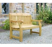 Elda Heavy Duty Solid Wood 4ft Garden Bench Wood