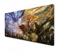 Elden Ring Mouse pad|Blue Gaming Mouse pad|XXL Mouse pad 900x400|Office Desk mat Large|Waterproof - Anti Slip (31.5 x 11.8 x 0.1 in)