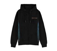 Elden Ring New Official Man Logo Hoodie Black Zipped, Black, XL